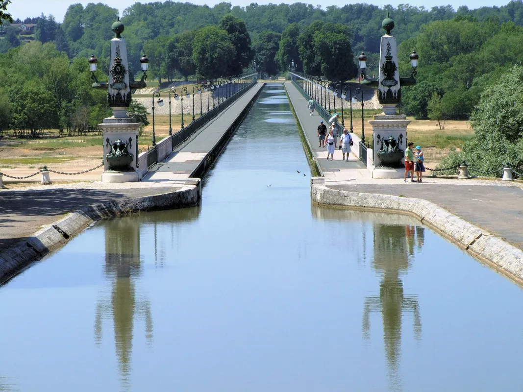 Pont-Canal de Briare vue aérienne
